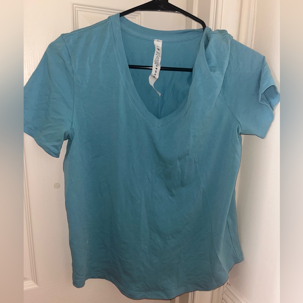 Lululemon Light Blue Soft Shirt Size 4